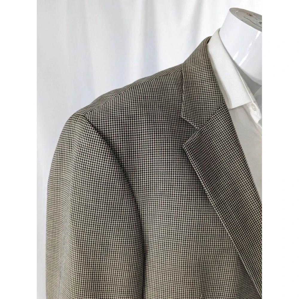 Stafford Blazer Sport Coat Two‎ Button Jacket Wool Size 42L (46